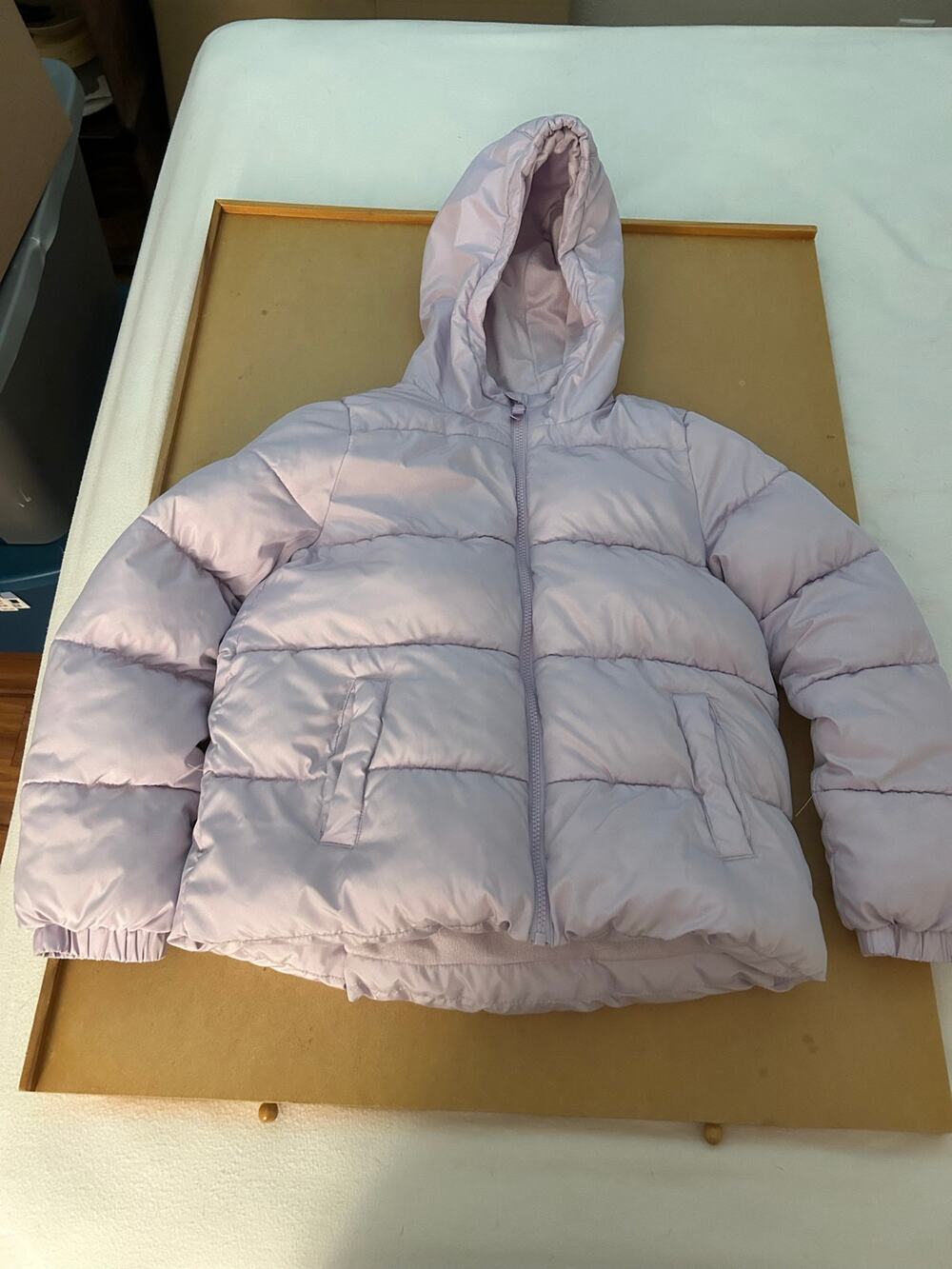 Swiss Tech Girls Lavender Puffy Coat Size XL